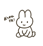 うさぎのぽぽちゃん うさぽぽちゃん ver.2（個別スタンプ：4）