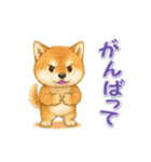 動く！丁寧な柴犬（個別スタンプ：14）