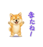 動く！丁寧な柴犬（個別スタンプ：24）