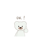くまとしろくまの日常スタンプ（個別スタンプ：1）