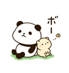 無気力ぱんだと寄り添うくまさん 2（個別スタンプ：2）