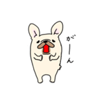 ずんどうフレンチブルドッグ（個別スタンプ：16）