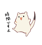 エゾおこじょさん（仕事＆私生活2）（個別スタンプ：1）