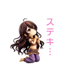 ベリーダンサーのビジネス＆応援スタンプ（個別スタンプ：21）