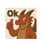 ドジっ子ドラゴンず（個別スタンプ：3）