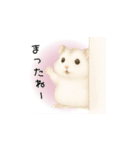 なかよしハムスター兄弟カフェモカ＆すふれ（個別スタンプ：3）