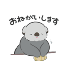 【敬語】シンプルラッコ（個別スタンプ：11）