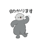 【敬語】シンプルラッコ（個別スタンプ：23）