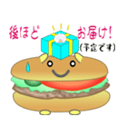 nobobi シャイなバーガー（個別スタンプ：8）