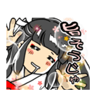 巫女様のお友達（個別スタンプ：35）