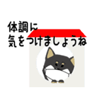 黒柴犬のポップアップスタンプ（個別スタンプ：18）