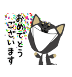 黒柴犬のポップアップスタンプ（個別スタンプ：23）