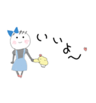 W. はなちゃん Part. 84 ちびっこピッピ 2（個別スタンプ：5）