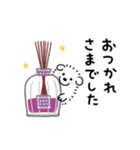 【動く】白モフのおともだち敬語（個別スタンプ：15）