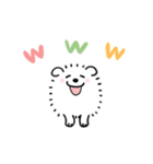 【動く】白モフのおともだち敬語（個別スタンプ：17）