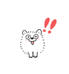 【動く】白モフのおともだち敬語（個別スタンプ：19）