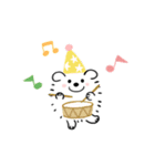 【動く】白モフのおともだち敬語（個別スタンプ：23）