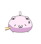 かおもちもじ（個別スタンプ：3）