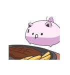 かおもちもじ（個別スタンプ：4）