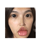 美しい女性の自分撮り (ポップアップス)（個別スタンプ：11）