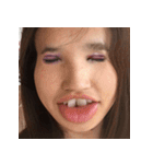 美しい女性の自分撮り (ポップアップス)（個別スタンプ：13）