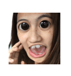 美しい女性の自分撮り (ポップアップス)（個別スタンプ：15）