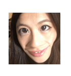 美しい女性の自分撮り (ポップアップス)（個別スタンプ：16）