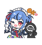 【Q兎ハわい】新兎わいコラボスタンプ2（個別スタンプ：1）