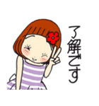 ひま子ちゃん678大人女子思いやり気づかい（個別スタンプ：12）