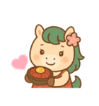 馬刺し大好きウマミちゃん。（個別スタンプ：36）