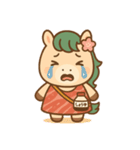 馬刺し大好きウマミちゃん。（個別スタンプ：38）
