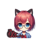 AYUの猫耳2（個別スタンプ：4）
