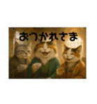 3匹の猫と時々犬（個別スタンプ：10）