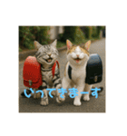 3匹の猫と時々犬（個別スタンプ：32）