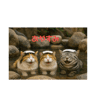 3匹の猫と時々犬（個別スタンプ：33）
