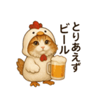 めるんど、干支コスプレでダジャレ（個別スタンプ：10）