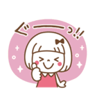 敬語♡おかっぱちゃん（個別スタンプ：3）