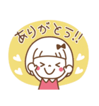 敬語♡おかっぱちゃん（個別スタンプ：18）