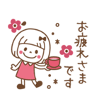 敬語♡おかっぱちゃん（個別スタンプ：22）