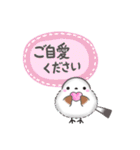 【敬語】まるふわシマエナガ♡大人の気遣い（個別スタンプ：37）
