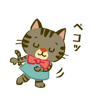 レトロな猫さん【敬語編】（個別スタンプ：7）