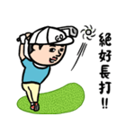 ゴルフ男子 ダジャレ（個別スタンプ：10）