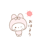 動く♡スキが伝わるふわうさスタンプ（個別スタンプ：9）