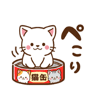 しろねこ♡毎日使える 日常（個別スタンプ：21）