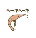 考えの甘い甘エビ（個別スタンプ：23）