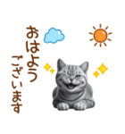 敬語のアメショスタンプ（個別スタンプ：1）