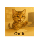 もふもふ子猫の愛されリアクション（個別スタンプ：21）