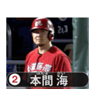 ⚫架空の野球選手で日常会話2（個別スタンプ：6）
