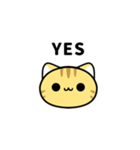 考えなくていいシンプルな猫スタンプ（個別スタンプ：6）