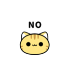 考えなくていいシンプルな猫スタンプ（個別スタンプ：7）